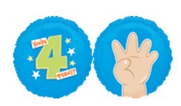 You're 4 Today!你4岁了