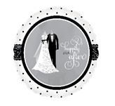 Black & White Wedding