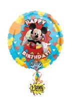 Music Mickey Clubhouse Happy Birthday音乐气球