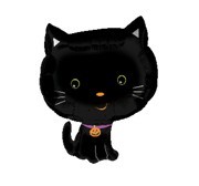Cute Halloween Kitty漂亮小黑猫