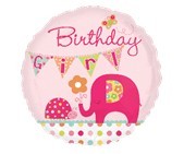 Birthday Girl Pink Elephant粉象 