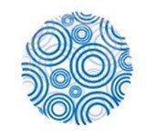Circles Blue蓝色圈圈 