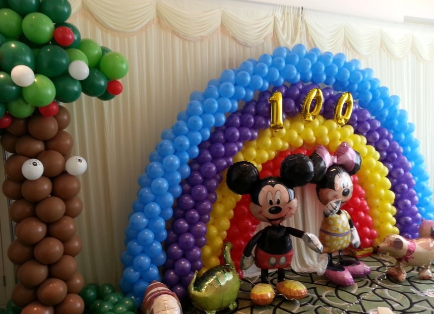 Mickey mouse米老鼠气球背景